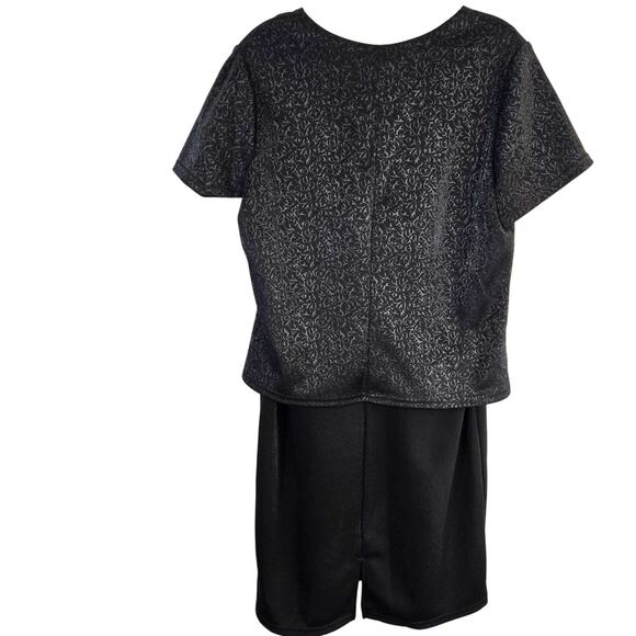 Kathy Lee Women's Dress Large L Black  Sleeves Lace Misses Size12 14 - Picture 4 of 5